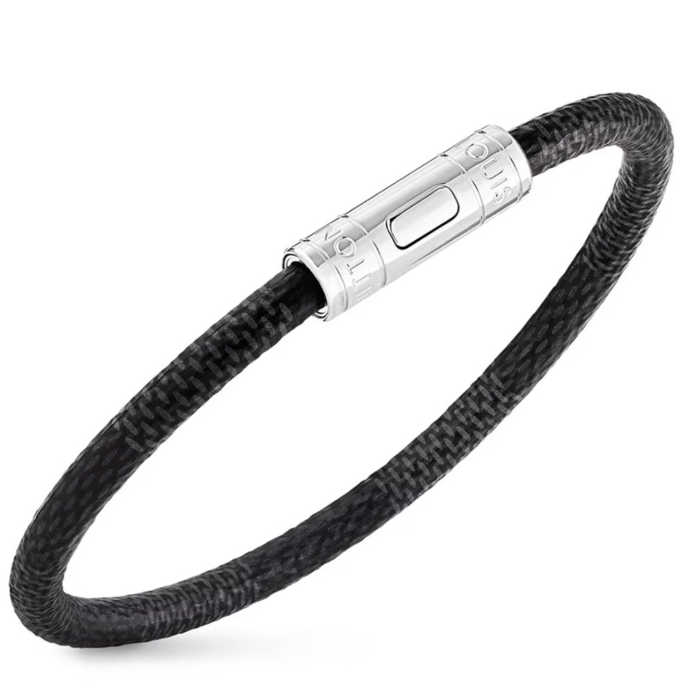 Louis Vuitton keep it bracelet with Silver Clasp size 19 - Picture 4 of 13